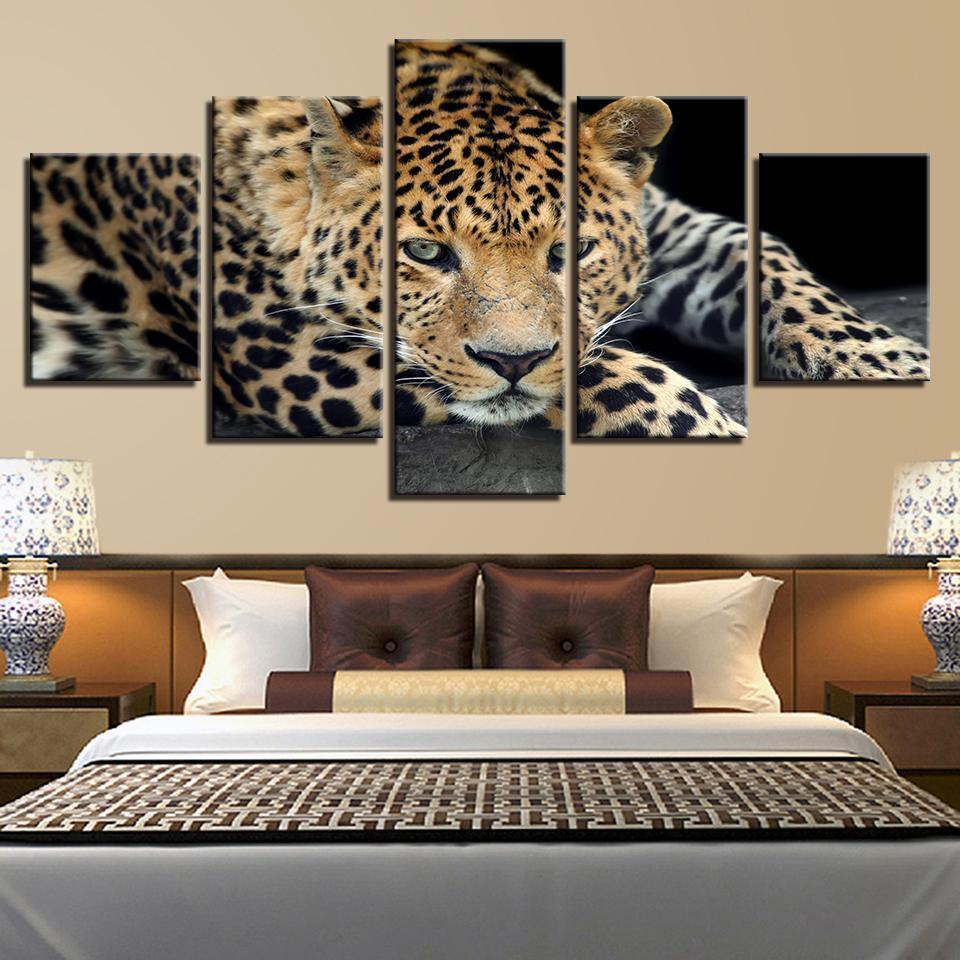 Leopard Tiger Animal Canvas Wall Art