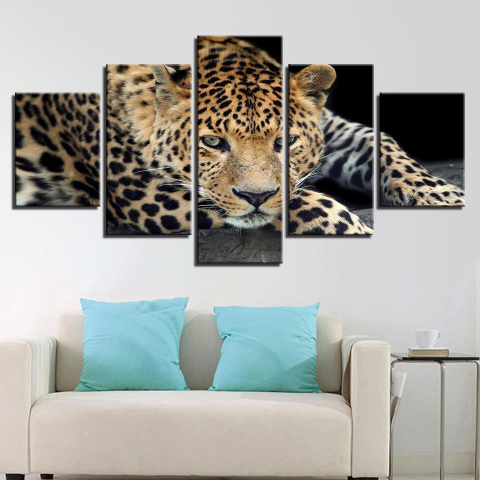 Leopard Tiger Animal Canvas Wall Art