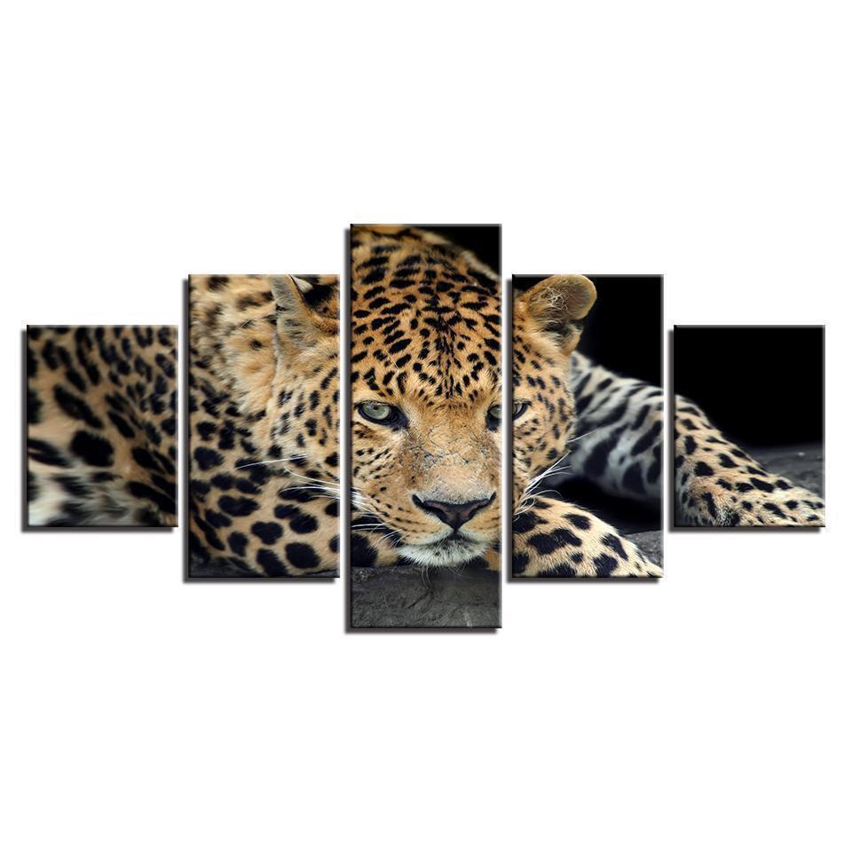 Leopard Tiger Animal Canvas Wall Art