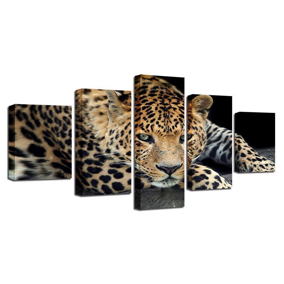 Leopard Tiger Animal Canvas Wall Art