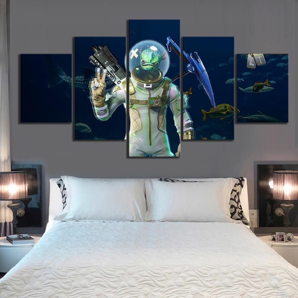 Leviathan Fortnite Gaming Canvas Wall Art