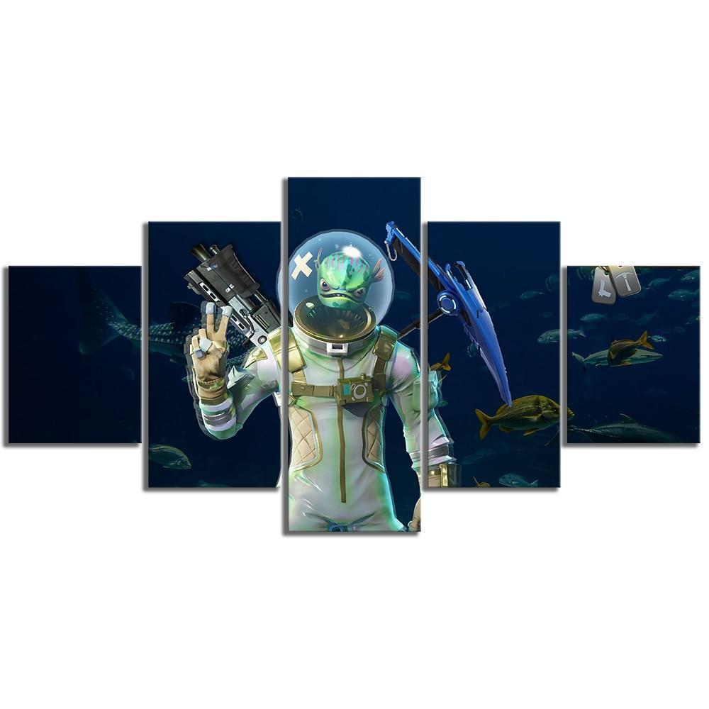 Leviathan Fortnite Gaming Canvas Wall Art