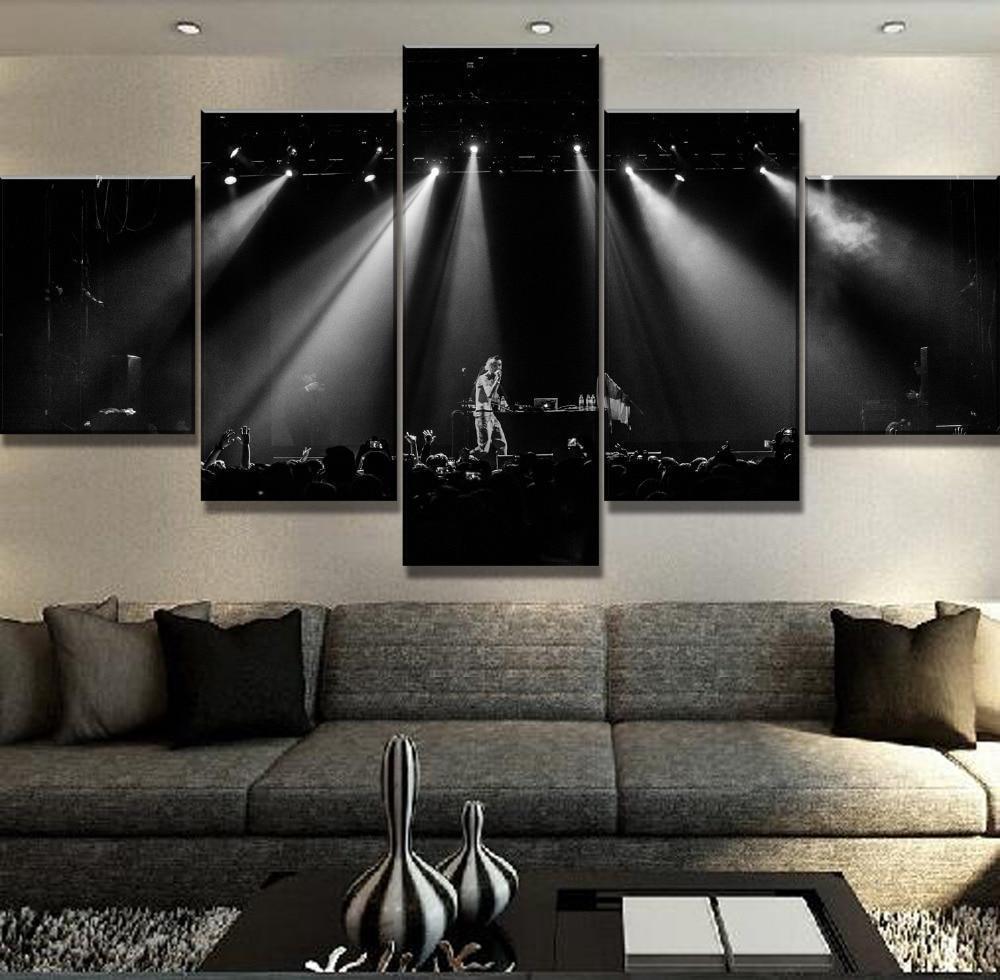 Lil Peep Concert Music Canvas Wall Art