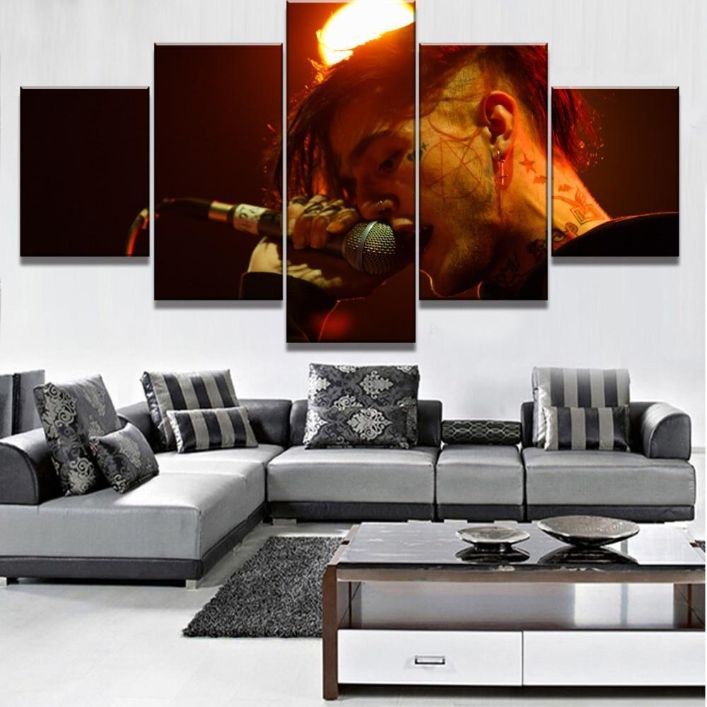 Lil Peep Music Poster 2 Celebrity Canvas Wall Art