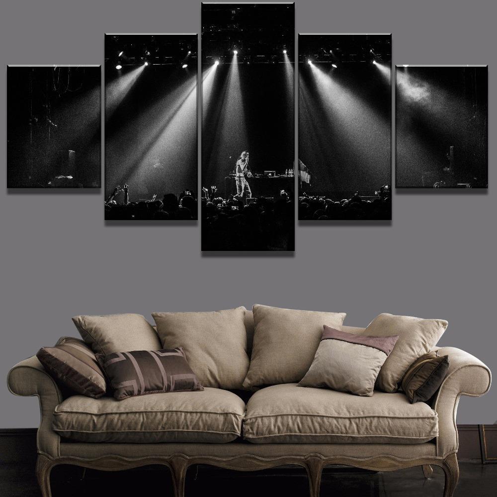 Lil Peep On The Stage Celebrity Canvas Wall Art