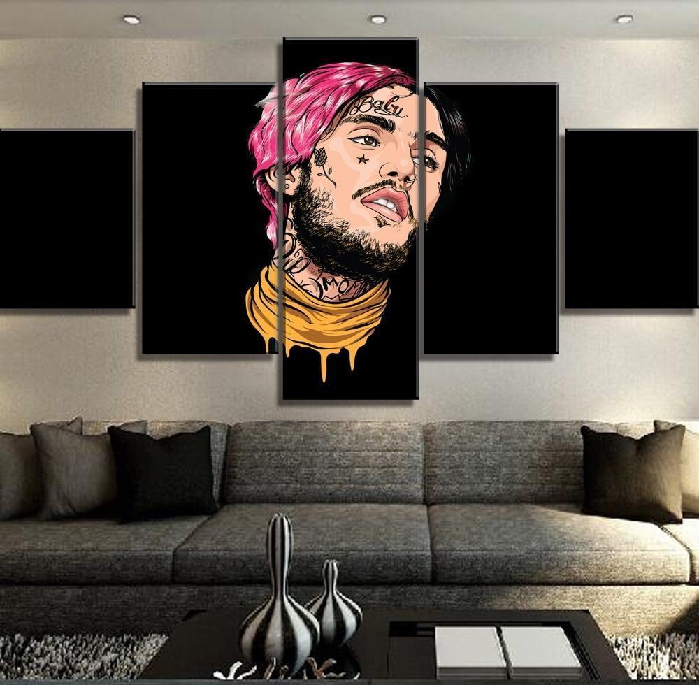 Lil Peep The Art 1 Celebrity Canvas Wall Art