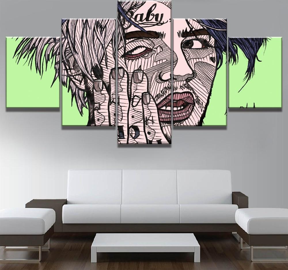 Lil Peep The Art 2 Celebrity Canvas Wall Art