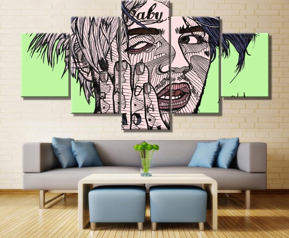 Lil Peep The Art 2 Celebrity Canvas Wall Art