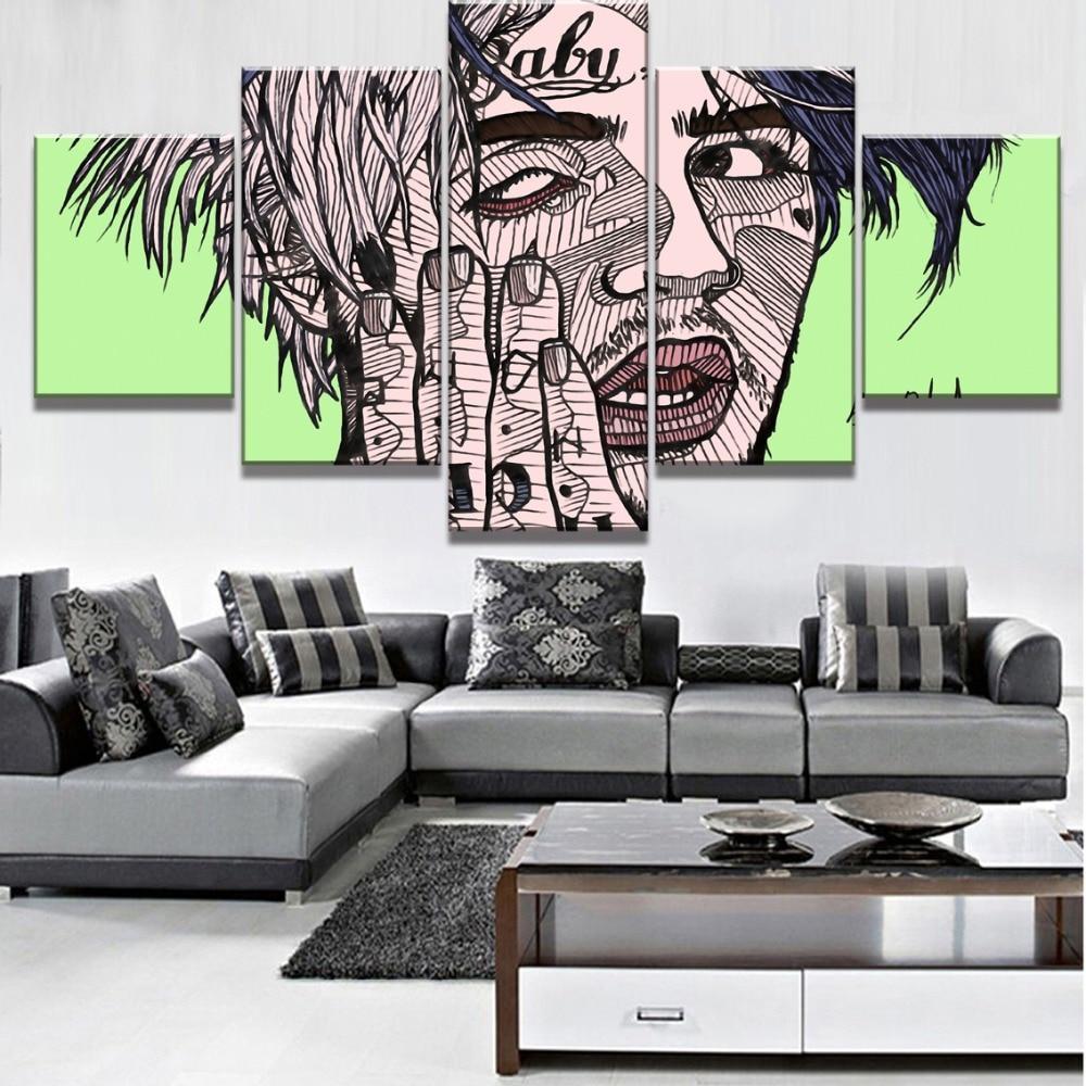 Lil Peep The Art 2 Celebrity Canvas Wall Art