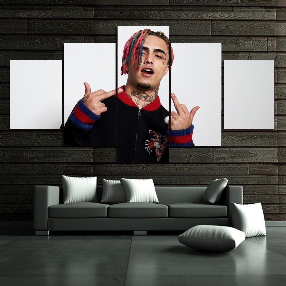 Lil Pump Hip Hop Music  Celebrity Canvas Wall Art