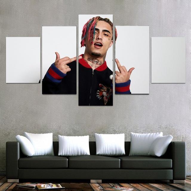 Lil Pump Hip Hop Music  Celebrity Canvas Wall Art