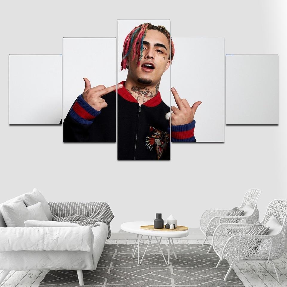 Lil Pump Hip Hop Music  Celebrity Canvas Wall Art