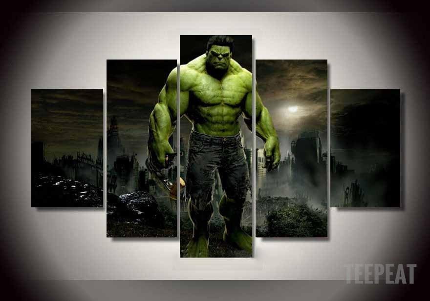 Limited Edition Hulk Stands Alone Marvel Canvas Wall Art