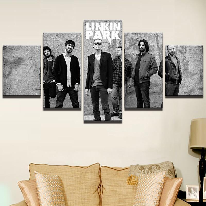 Linkin Park 4 Celebrity Canvas Wall Art