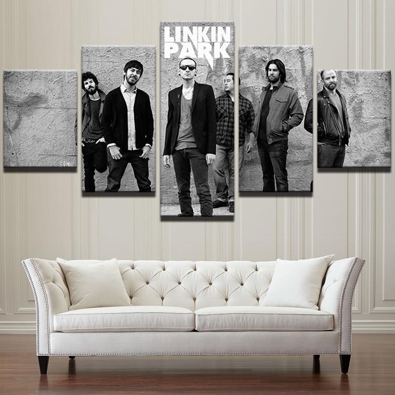 Linkin Park 4 Celebrity Canvas Wall Art