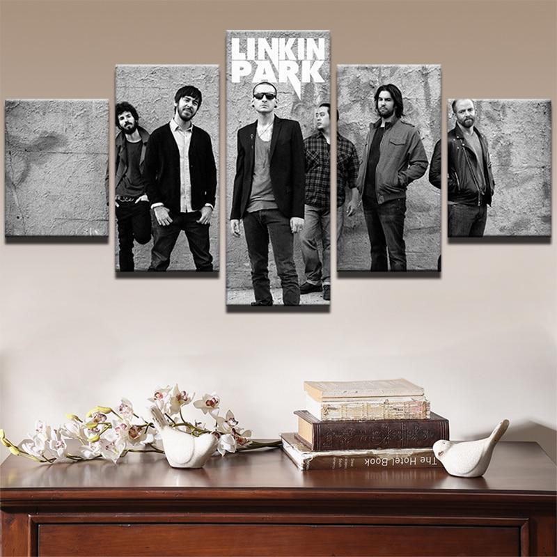 Linkin Park 4 Celebrity Canvas Wall Art