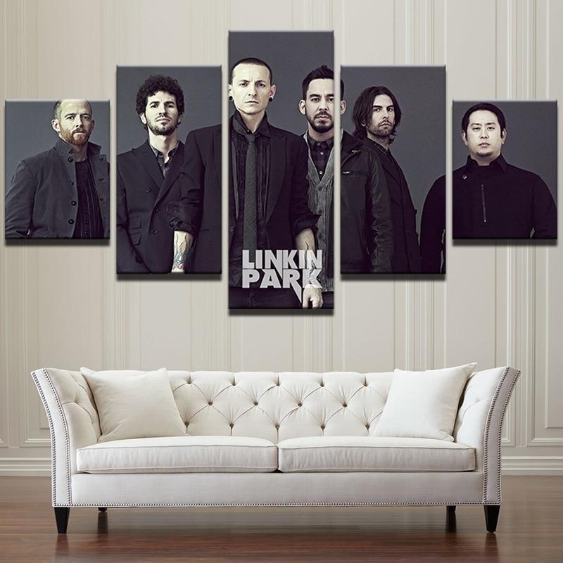 Linkin Park 6 Celebrity Canvas Wall Art