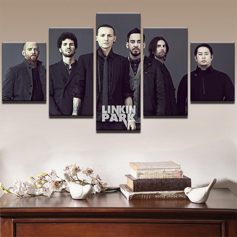 Linkin Park 6 Celebrity Canvas Wall Art