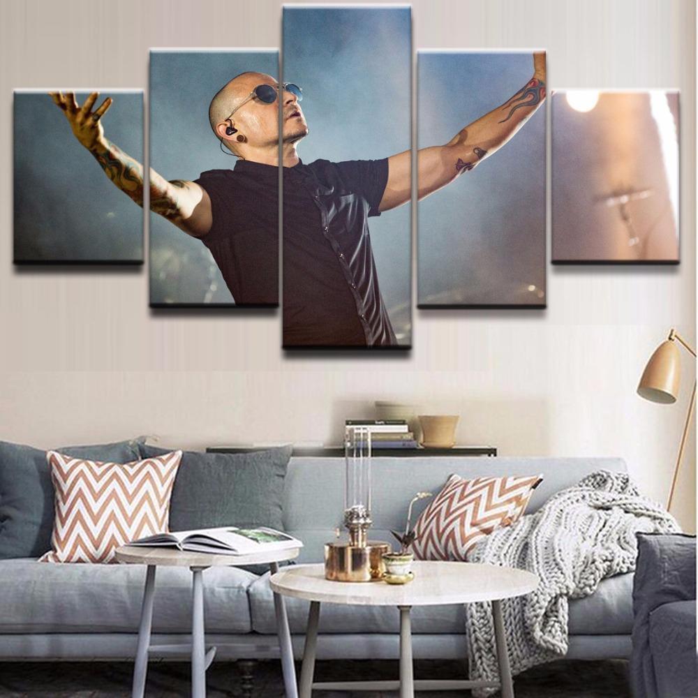 Linkin Park Chester Bennington 3 Celebrity Canvas Wall Art