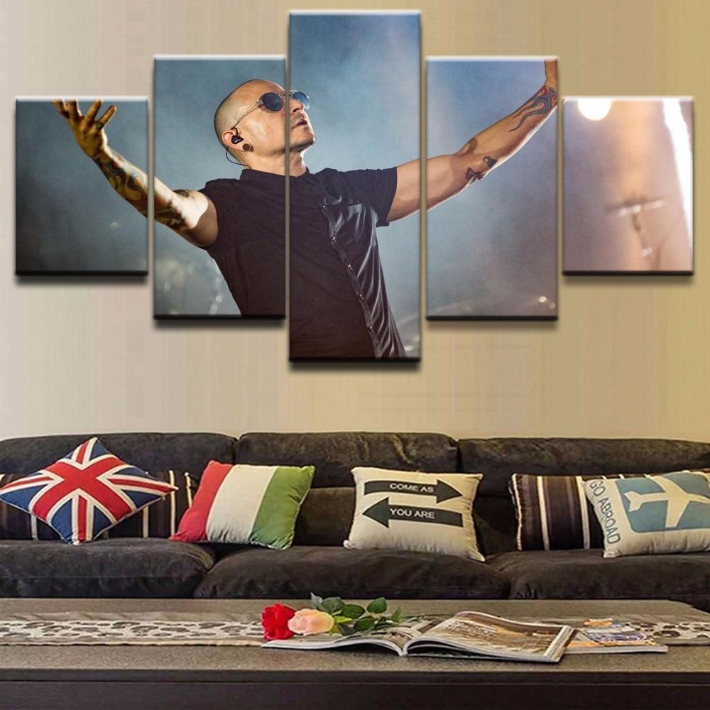 Linkin Park Chester Bennington 3 Celebrity Canvas Wall Art