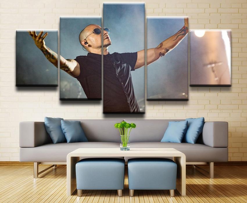 Linkin Park Chester Bennington 3 Celebrity Canvas Wall Art