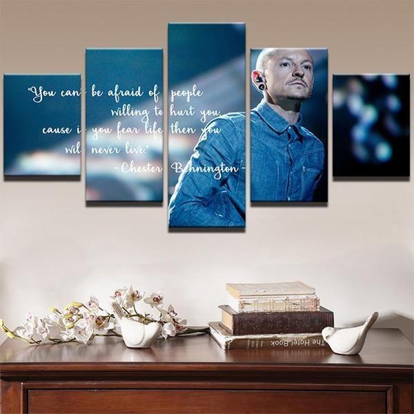 Linkin Park Chester Bennington Celebrity Canvas Wall Art