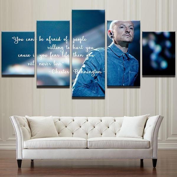 Linkin Park Chester Bennington Celebrity Canvas Wall Art