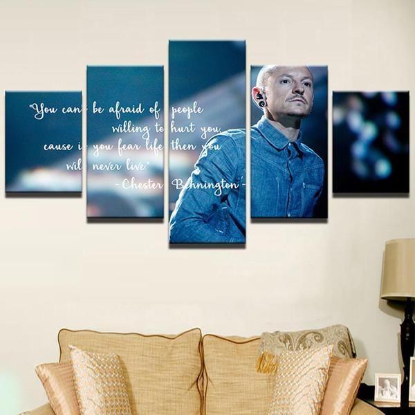 Linkin Park Chester Bennington Celebrity Canvas Wall Art