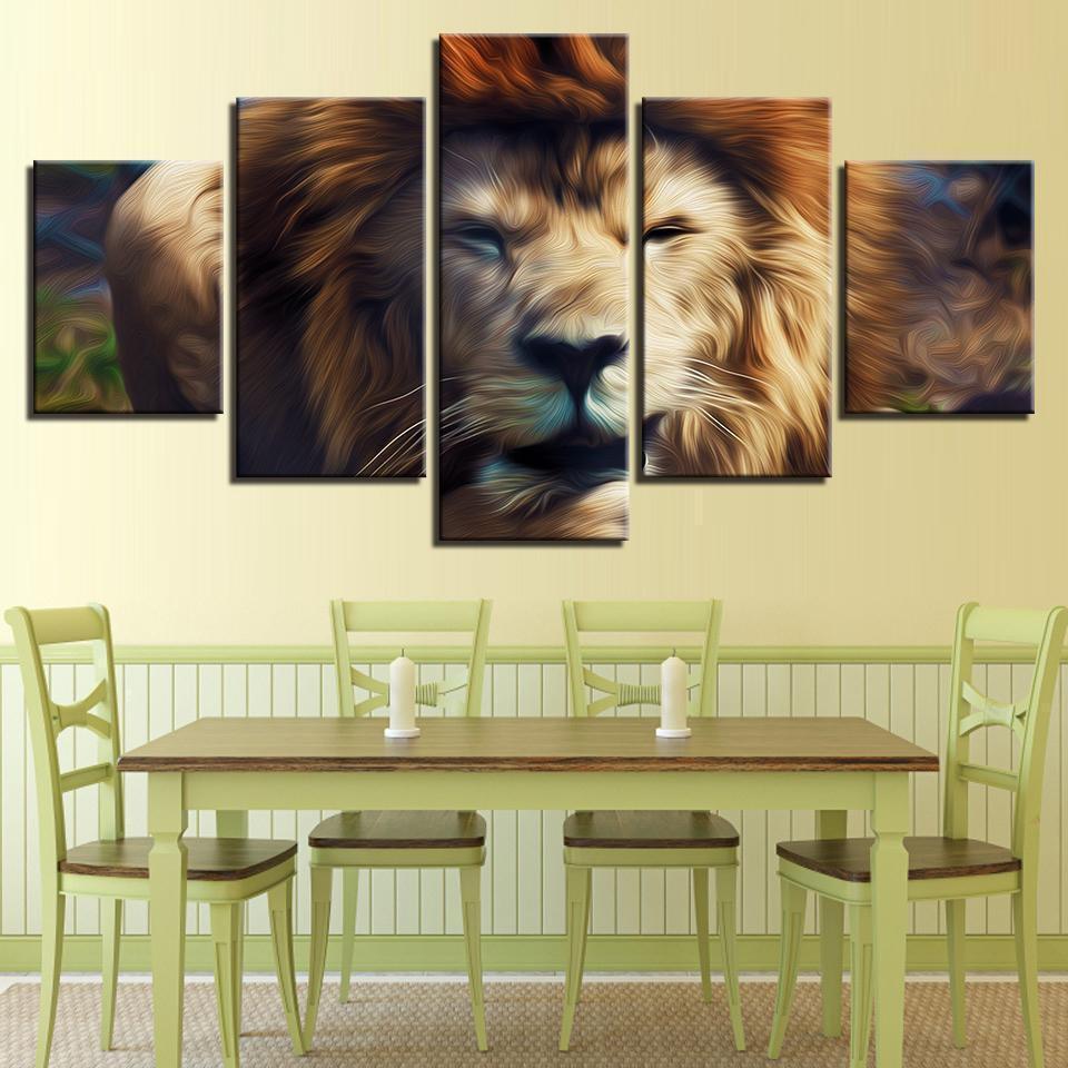 Lion 1 Animal Canvas Wall Art
