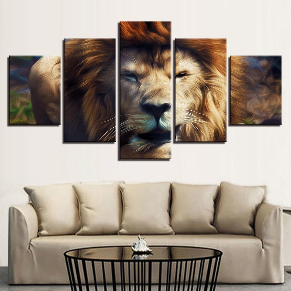 Lion 1 Animal Canvas Wall Art