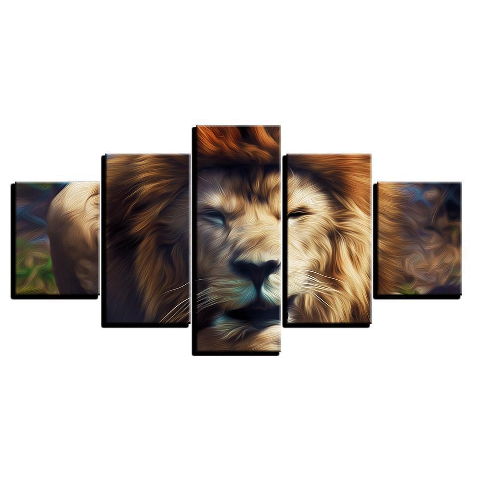 Lion 1 Animal Canvas Wall Art
