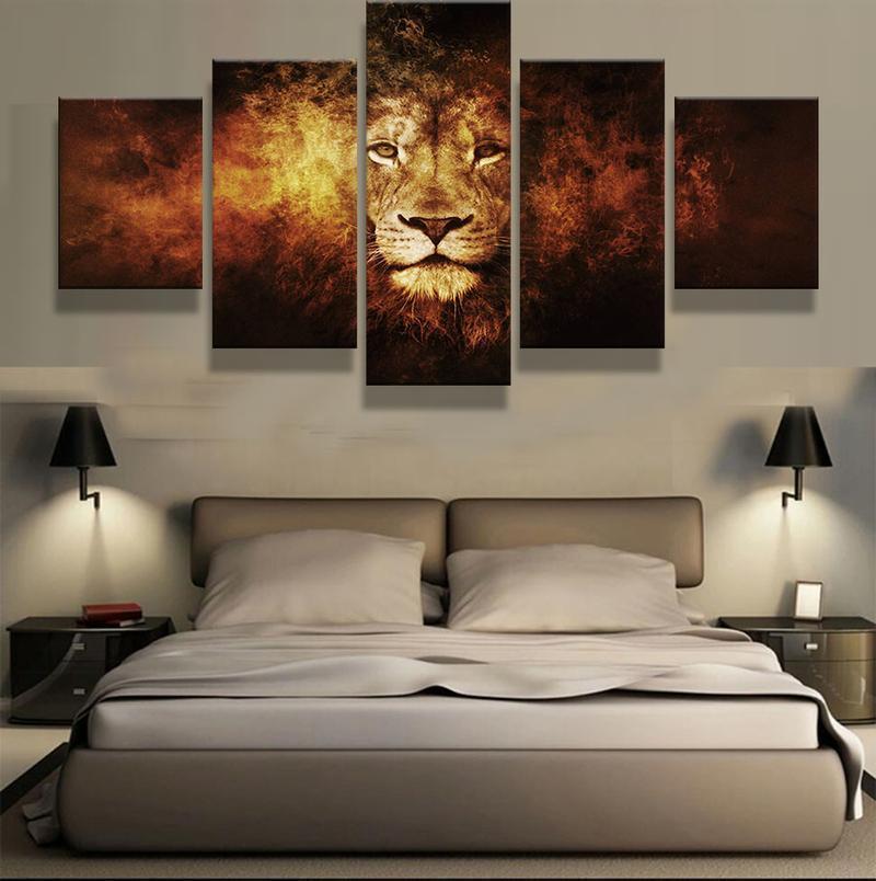 Lion 2 Animal Canvas Wall Art
