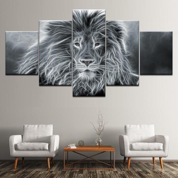 Lion Animal Animal Canvas Wall Art