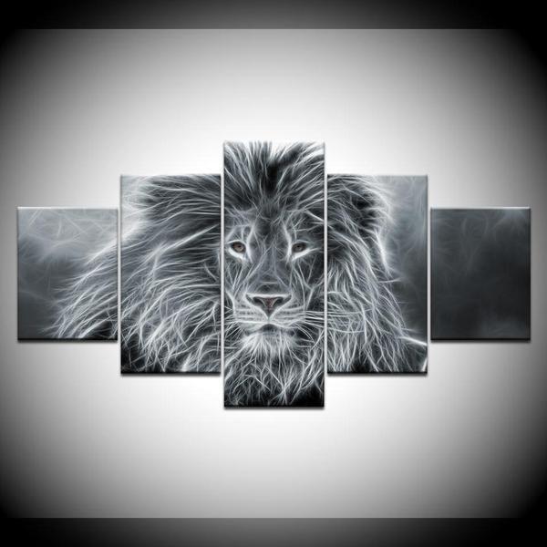 Lion Animal Animal Canvas Wall Art