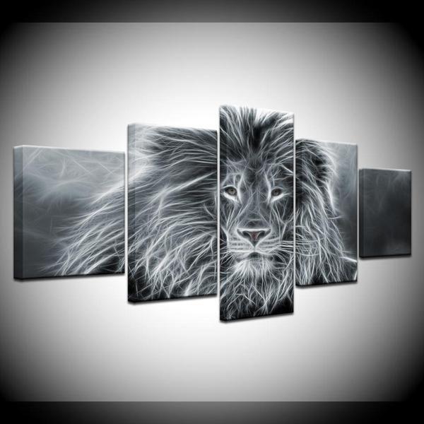 Lion Animal Animal Canvas Wall Art