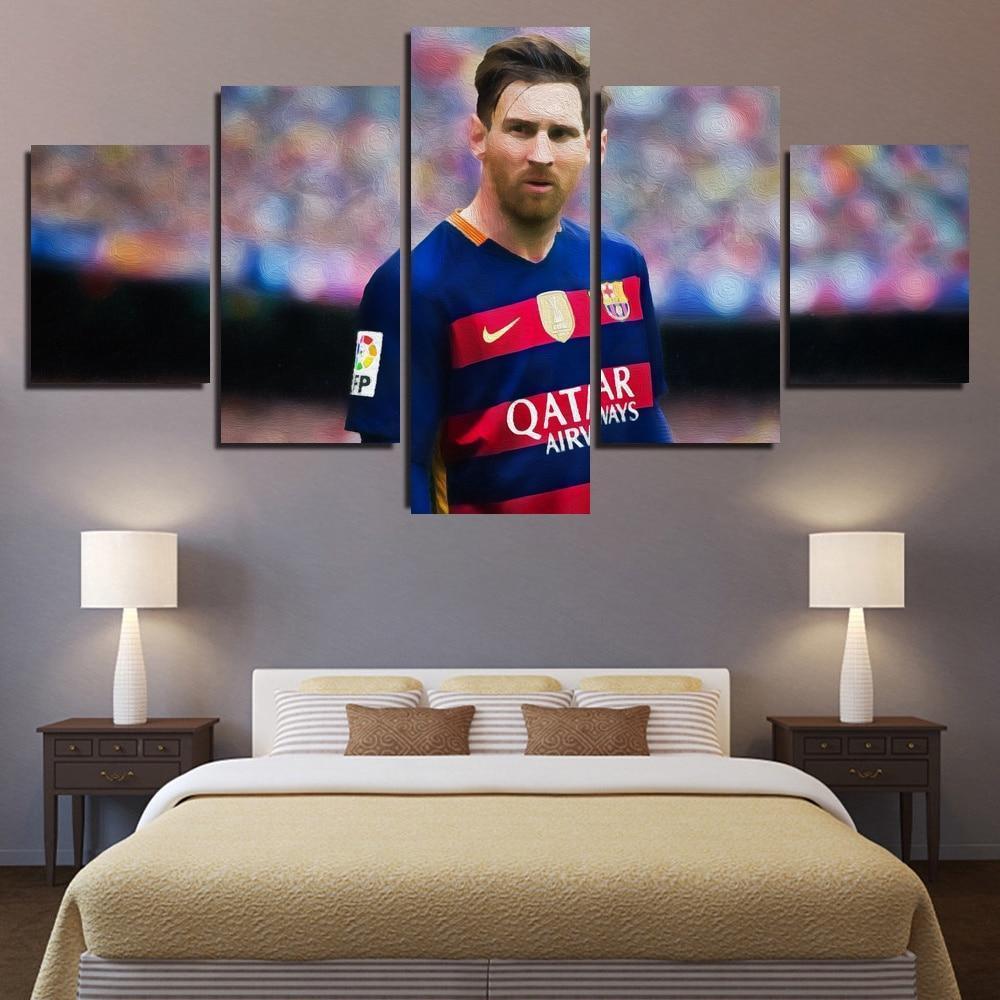 Lionel Messi Poster 2 Celebrity Canvas Wall Art