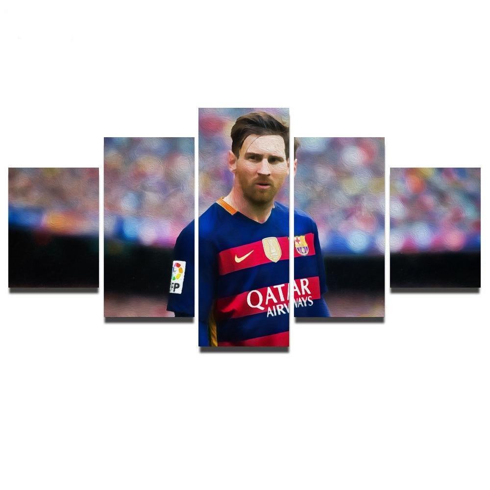 Lionel Messi Poster 2 Celebrity Canvas Wall Art