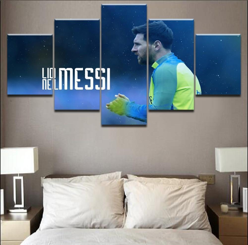 Lionel Messi Poster Sports  Celebrity Canvas Wall Art