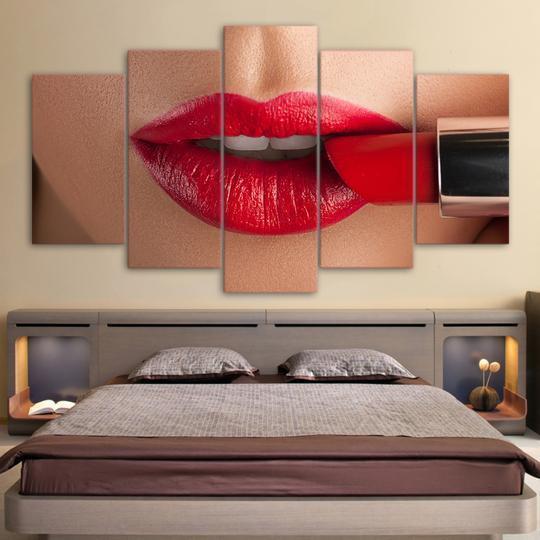 Lipstick Makeup 10 Beauty Canvas Wall Art