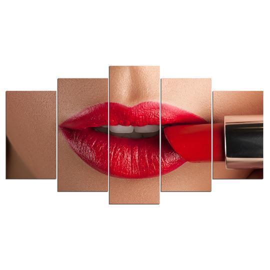 Lipstick Makeup 10 Beauty Canvas Wall Art