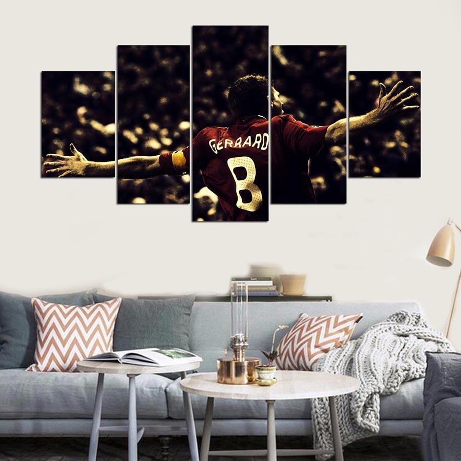 Liverpool Legend Gerrard Sport Canvas Wall Art