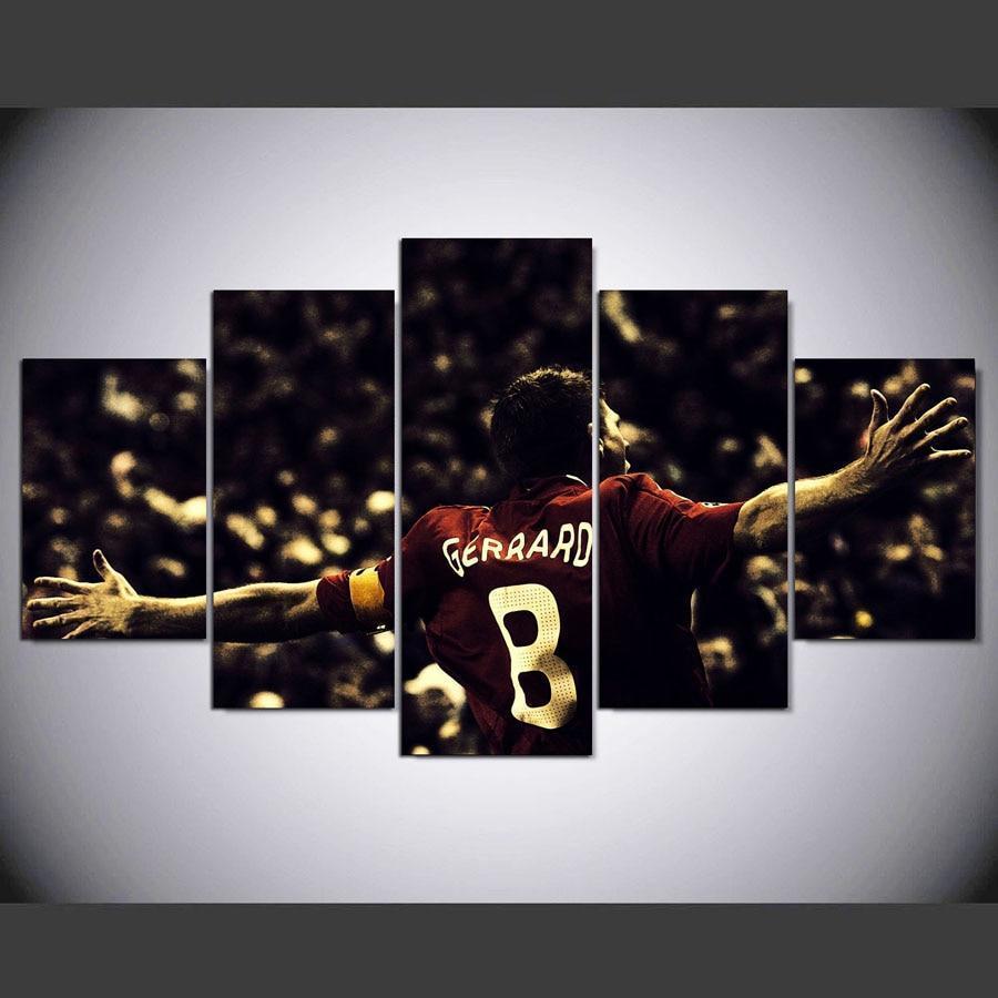 Liverpool Legend Gerrard Sport Canvas Wall Art
