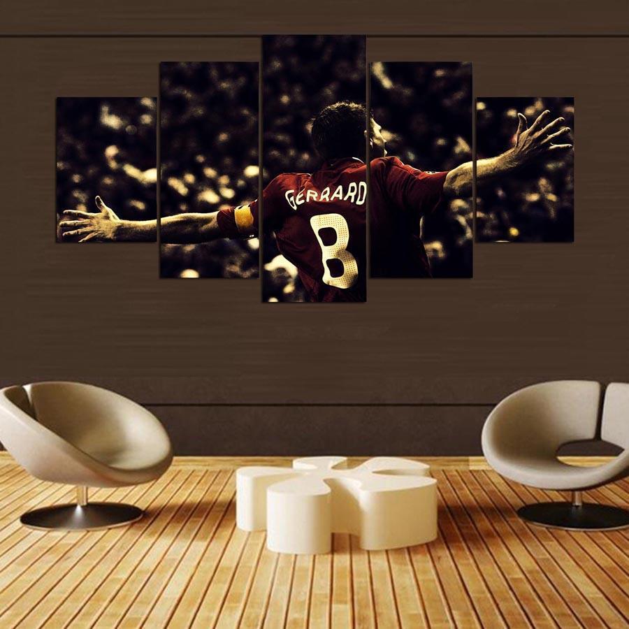 Liverpool Legend Gerrard Sport Canvas Wall Art