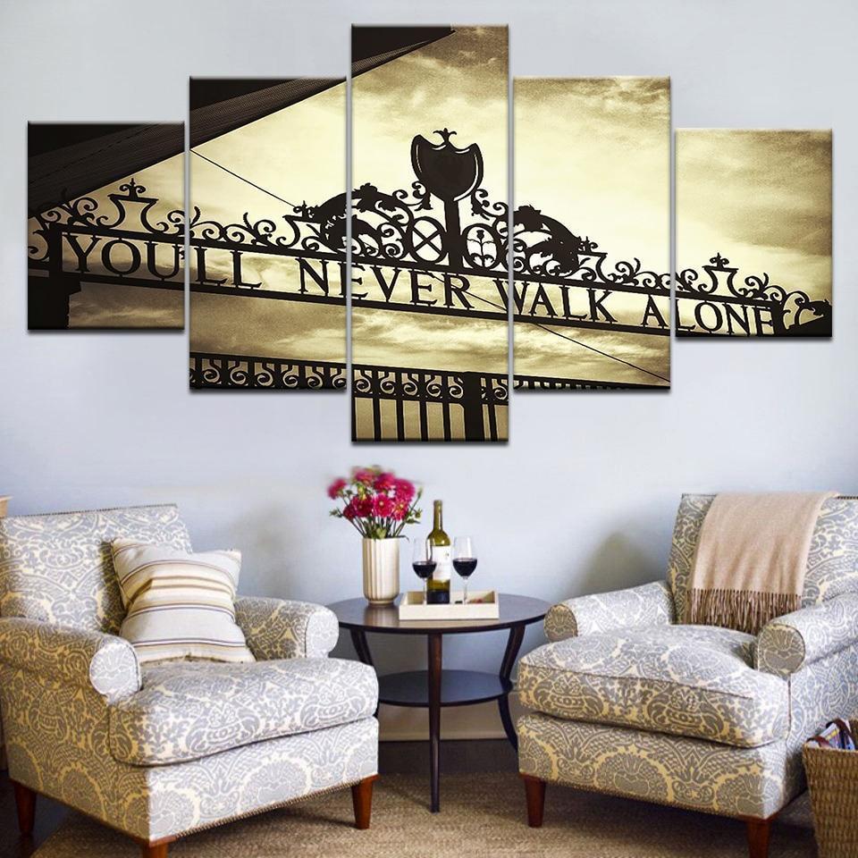 Liverpool You'll Never Walk Alone Sport Canvas Wall Art