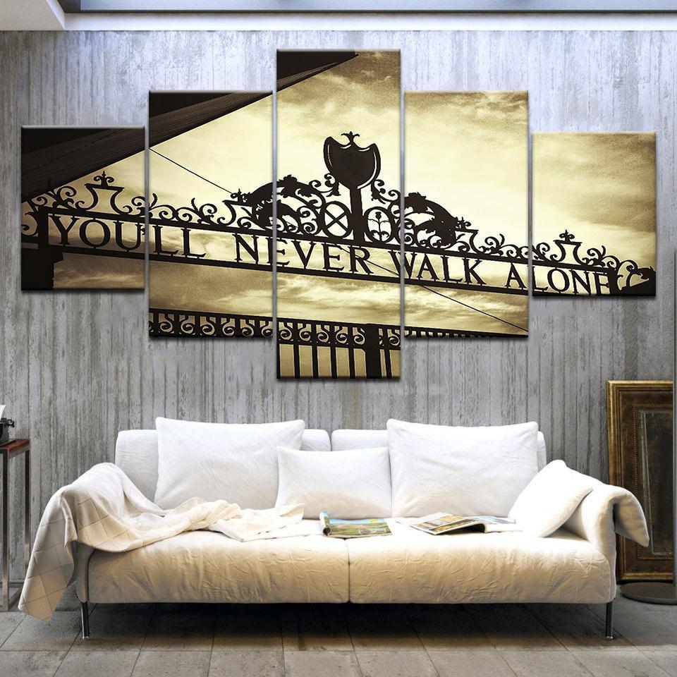 Liverpool You'll Never Walk Alone Sport Canvas Wall Art