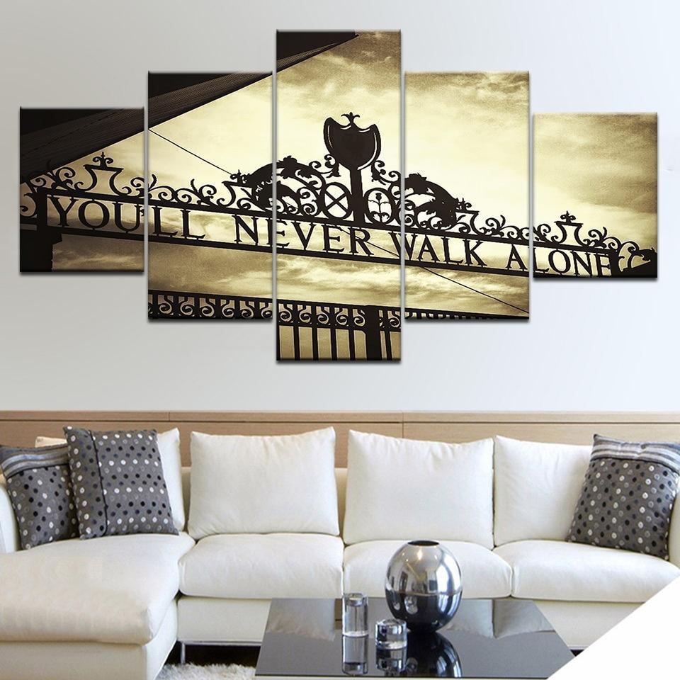 Liverpool You'll Never Walk Alone Sport Canvas Wall Art