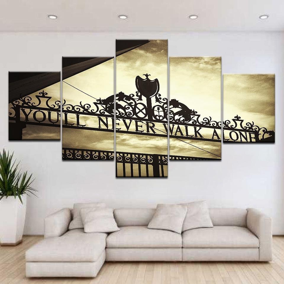 Liverpool You'll Never Walk Alone Sport Canvas Wall Art