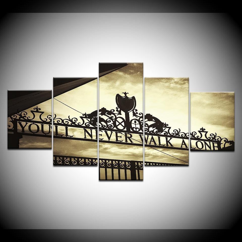 Liverpool You'll Never Walk Alone Sport Canvas Wall Art