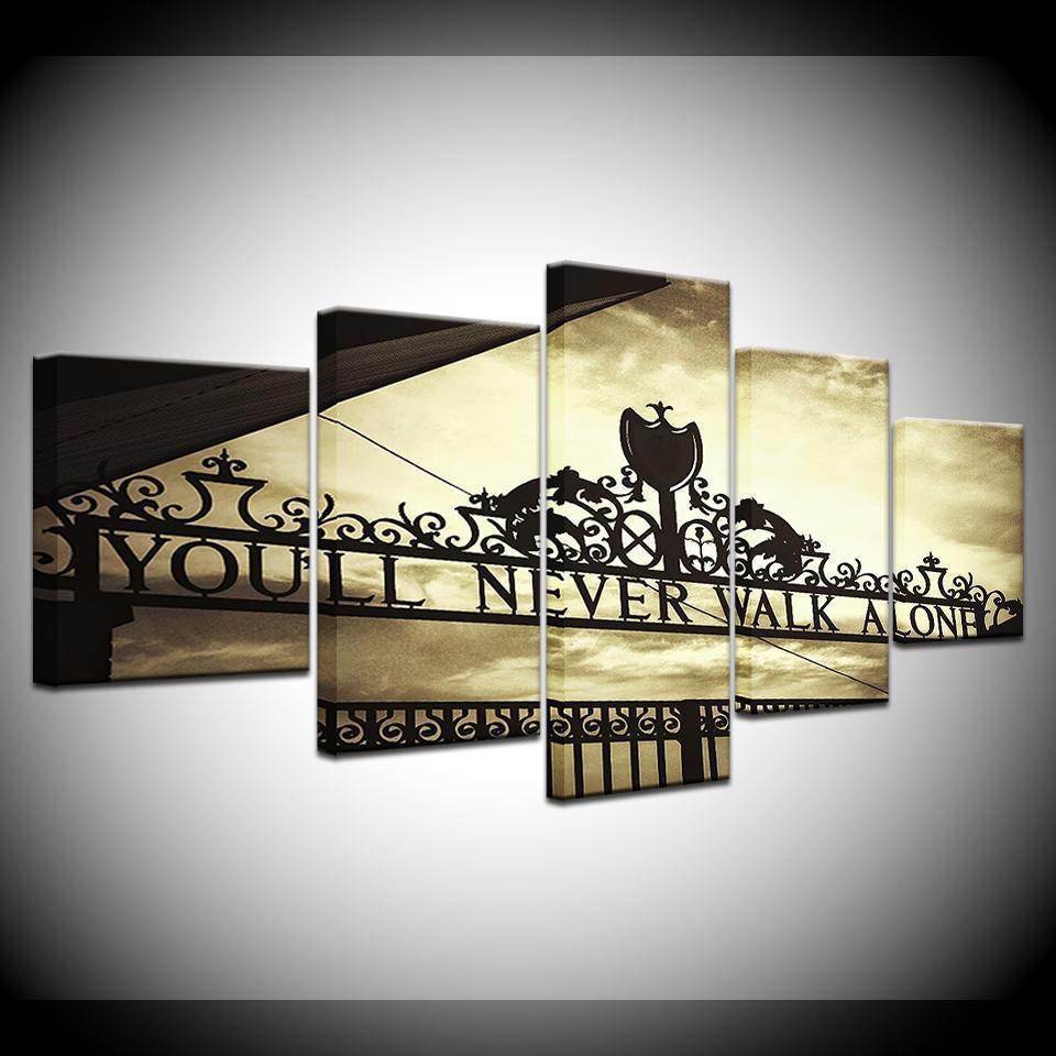 Liverpool You'll Never Walk Alone Sport Canvas Wall Art