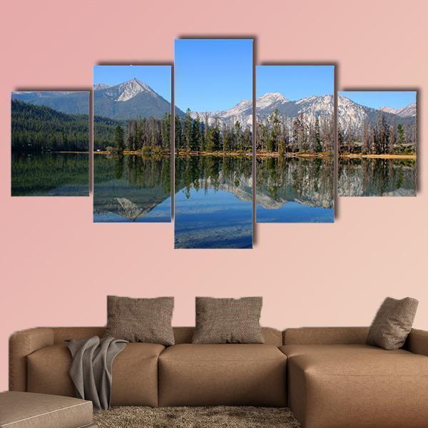 Located In The Sawtooth Mountain Range 1 Nature Canvas Wall Art